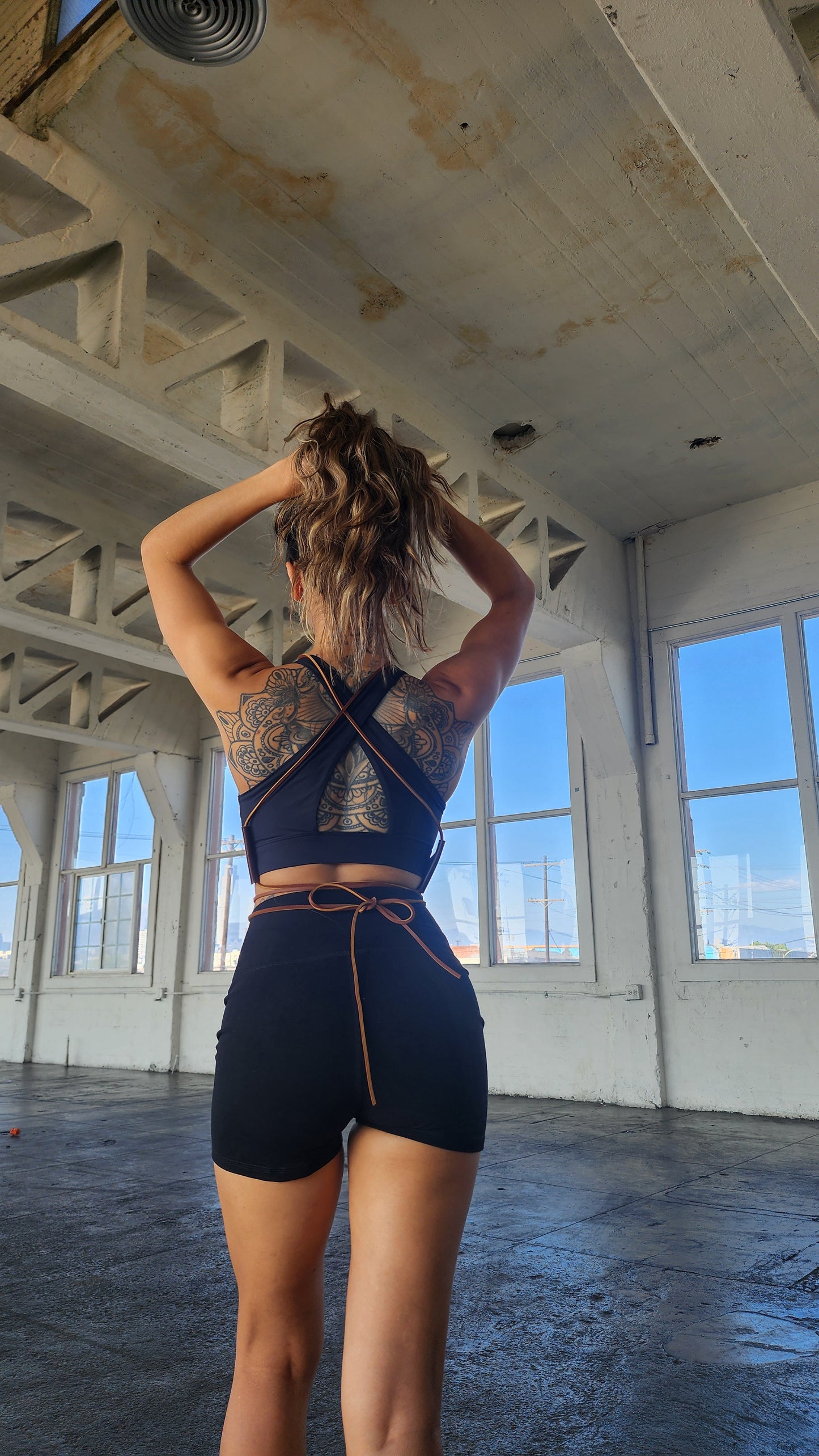 Brown Leather Chest Harness