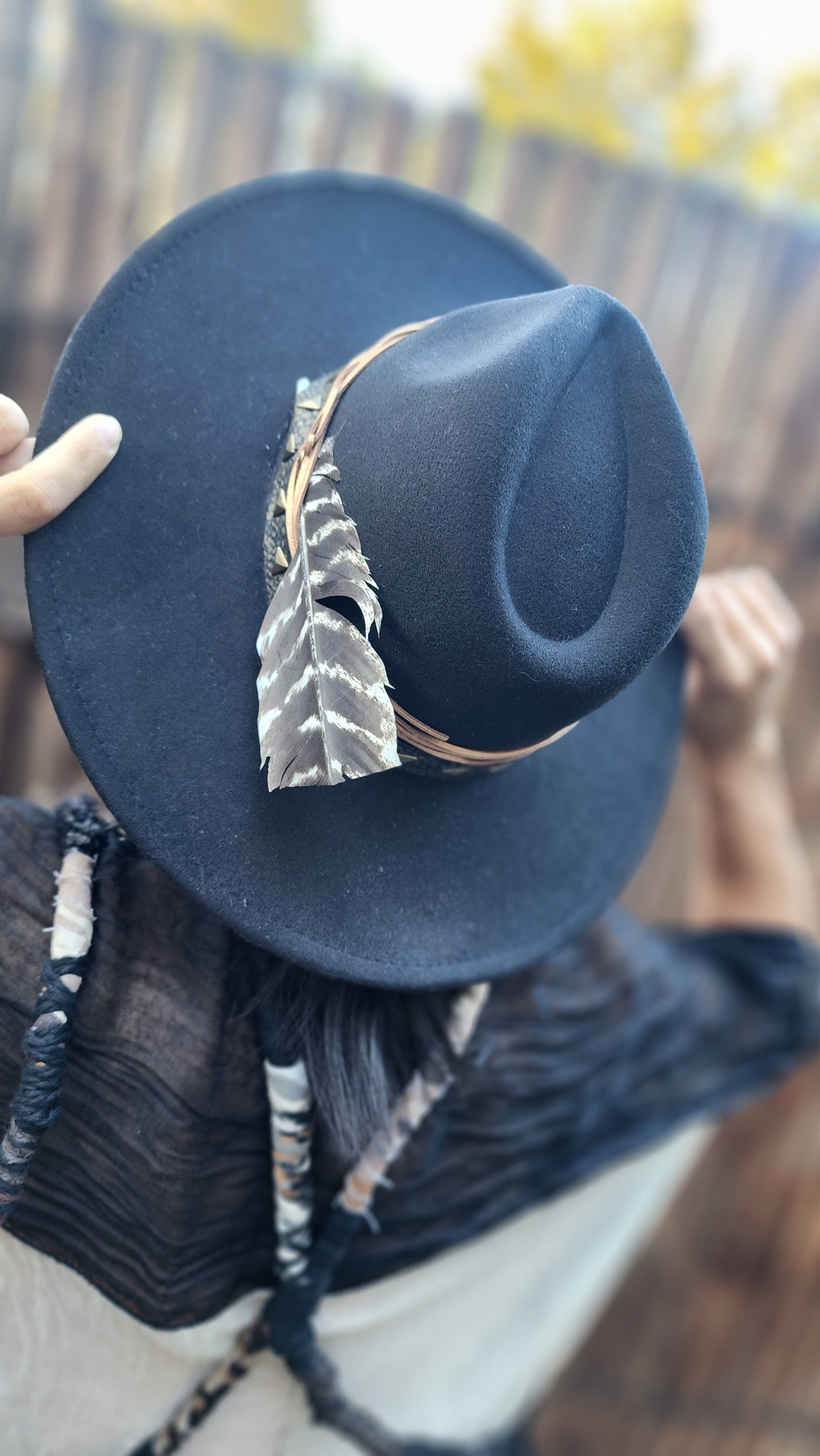 Tribal Fedora Hat