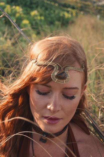 Tigers Eye Head Crown