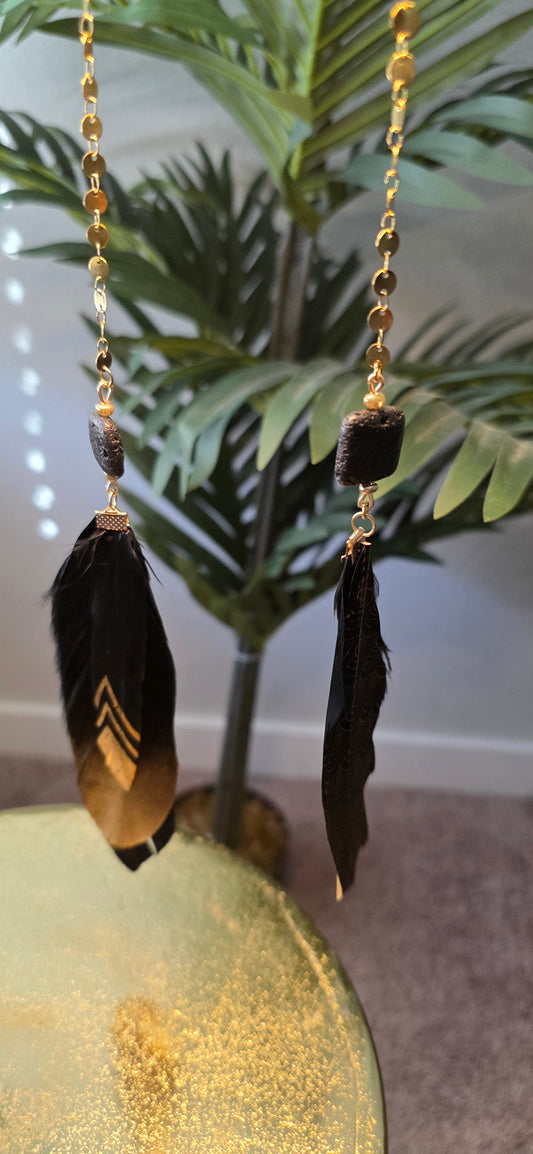 Lava Rock Face Chain